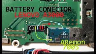 Lenovo A3000 Battery Connector Terminal Jumper Ways