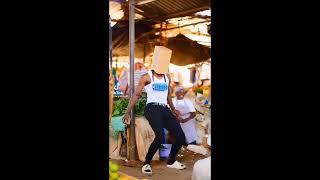 He’s dancing with paper bag on his head in the market - Moyadavid1