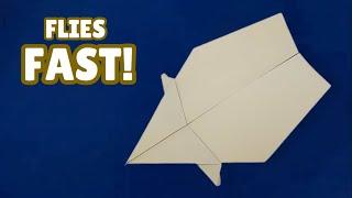 How to Make Paper Airplane That Flies Far - Easy Far Flying Paper Plane