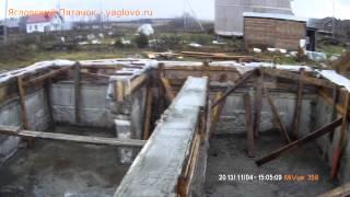 Ягловский пятачок Проект 152 - Цоколь опалубка арматура бетон 011