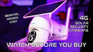 4G Solar Security Cameras - WATCH BEFORE YOU BUY  Rouom S1 4G security camera review