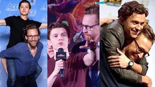 Tom Hiddleston Babysitting Tom Holland