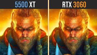 AMD RX 5500 XT vs RTX 3060  Test in 8 Games