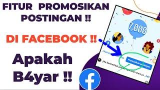 Promosikan Postingan DI Facebook Profesional Dan Fanspage Facebook Apakah Bayar  Cek Penjelasannya