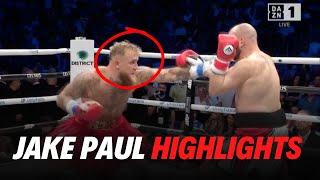 Jake Paul vs Ryan Bourland 1st Round KO Highlights