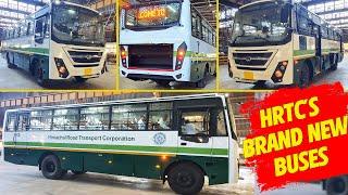 HRTCs brand new BS6 buses  TATA ACGL 47 seater buses  Himbus