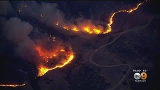 Crews Continue Working To Prevent Silverado Fire From Reaching Homes