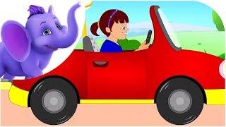 Driving in My Car Road Version - Nursery Rhyme