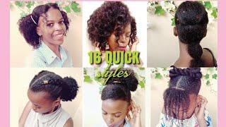 QUICK AND EASY NATURAL HAIRSTYLES THAT SAVE A BAD HAIR DAY  4C HAIR