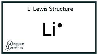 Li Lewis Structure Lewis Dot Structure of Lithium