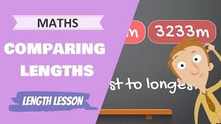 Length - Comparing and ordering measures Primary School Maths Lesson