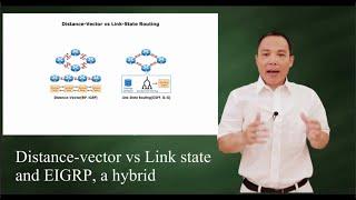 Distance-vector vs link-state and a hybrid EIGRP