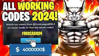 *NEW* ALL WORKING CODES FOR GYM LEAGUE IN 2024 ROBLOX GYM LEAGUE CODES