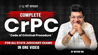 CrPC lecture series in One Video  Criminal Procedure Code 1973   Judiciary Exams  ALEC Judiciary