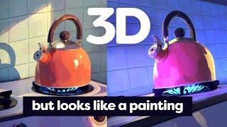 Making 3D animation look painterly its easier than you think
