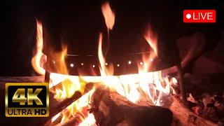 5 HOURS of Relaxing Fireplace Sounds-Burning Fireplace dan Crackling Fire Sounds  No Music 