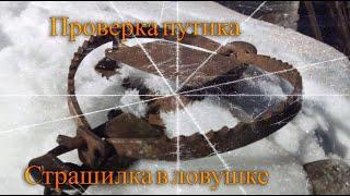 Проверка путика. Страшилка в ловушке.