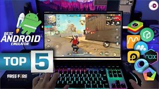Top 5 Best Android Emulator For Free Fire 2024  Working on Low -End PC & Laptops