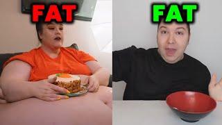 Fat woman gets paid $100000 to eat cake...