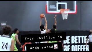 Trey Phillips Taking His Respect Against The Best Elite Prep Players In The Country 