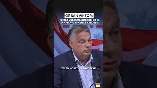 Orbán Viktor Ezen a választáson dőlhet el a háború és a béke kérdése