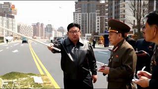 Kim Jong Un inspects Construction Site for 10000 Flats in Pyongyang Hwasong Area near Completion