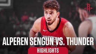 Alperen Sengun 17 points Highlights vs. Oklahoma City Thunder l Houston Rockets