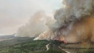 Fast-moving wildfire in the Canadian Rockies ravages the town of Jasper