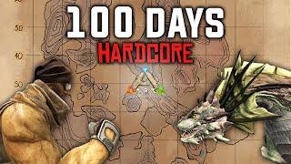 I Survived 100 Days of Hardcore in Ark Scorched Earth... Heres What Happened