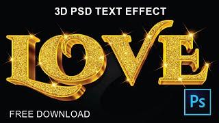 How to make 3d Gold Text Effect  in photoshop  PSD  File Free Download   Page - 192