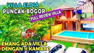 Villa dengan Kamar Banyak Villa Eldia Puncak Bogor Ada Private pool