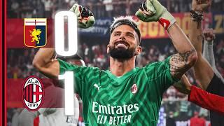 From Pulisics goal to Girouds save  Genoa 0-1 AC Milan  Highlights Serie A