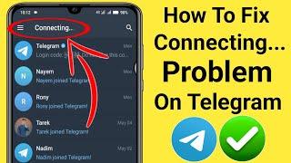 How to Fix Telegram Connecting Problem 2024  Fix Telegram Connecting Problem