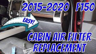 DIY 2015-2020 Ford F150 Cabin Air Filter Change