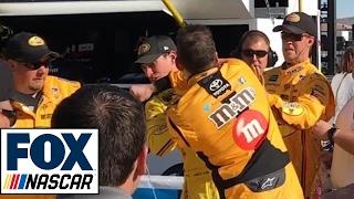 Kyle Busch Punches Joey Logano in Face  2017 LAS VEGAS  NASCAR on FOX