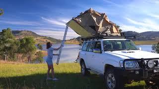 Adventure Kings Roof Top Tent Set Up