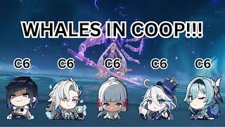 Meeting Whales in co-op compilation Genshin Impact