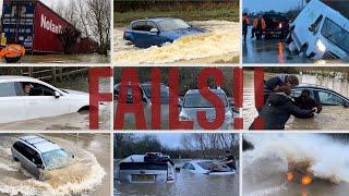 MEGA Fail Compilation  Vehicles vs Floods  UK Flooding Throughout Winter 2024