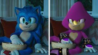 SONIC Movie 2 OLD Design VS NEW Design ESPIO VS SONIC