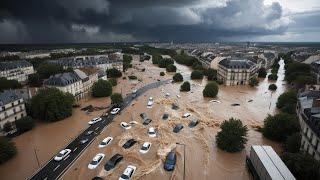 Tragedy in Italy Heaviest rain causes rivers to overflow flooding in Civitavecchia