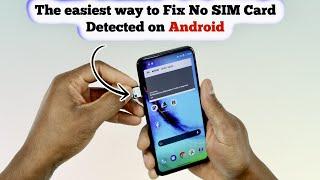 How to Fix No SIM Card Invalid SIM Or SIM Card Failure Error X on SIM card