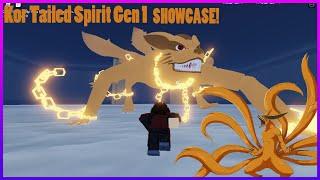 Shindo Life  Gen 1Maxed Kor Tailed Spirit Showcase