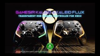 GameSir Kaleid & Kaleid Flux Transparent RGB Gaming Controller For Xbox  Trailer
