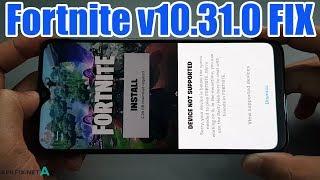 Fortnite V10.31.0 Update APK FIX For Any Devices