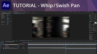 After Effects Tutorial - Whip  Swish Pan