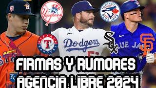 ÚLTIMAS FIRMAS Y RUMORES DE LA AGENCIA LIBRE MLB 2024  BRASIER Y MATON YANKEES? FUTURO MATT CHAPMAN