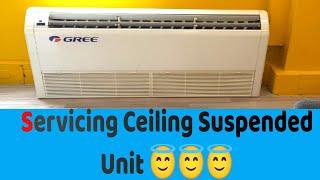 Ultimate Guide to Servicing Gree Ceiling Suspended Indoor Units  How to service Gree Ac  Inverter