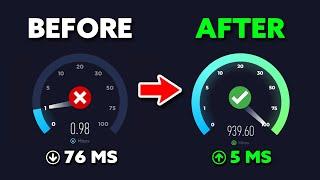 How to Speed Up Any Internet  Lower Ping & Faster Download Speeds