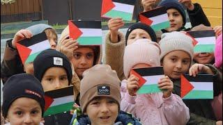 Дети Чечни поддерживают Палестину
