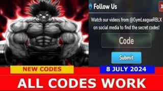 *NEW CODES* UPD2 Gym League ROBLOX  ALL CODES  JULY 8 2024